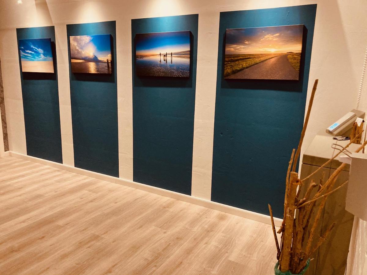 Hof Steinhuetten Schlafstrandkorb Westerhever Buitenkant foto